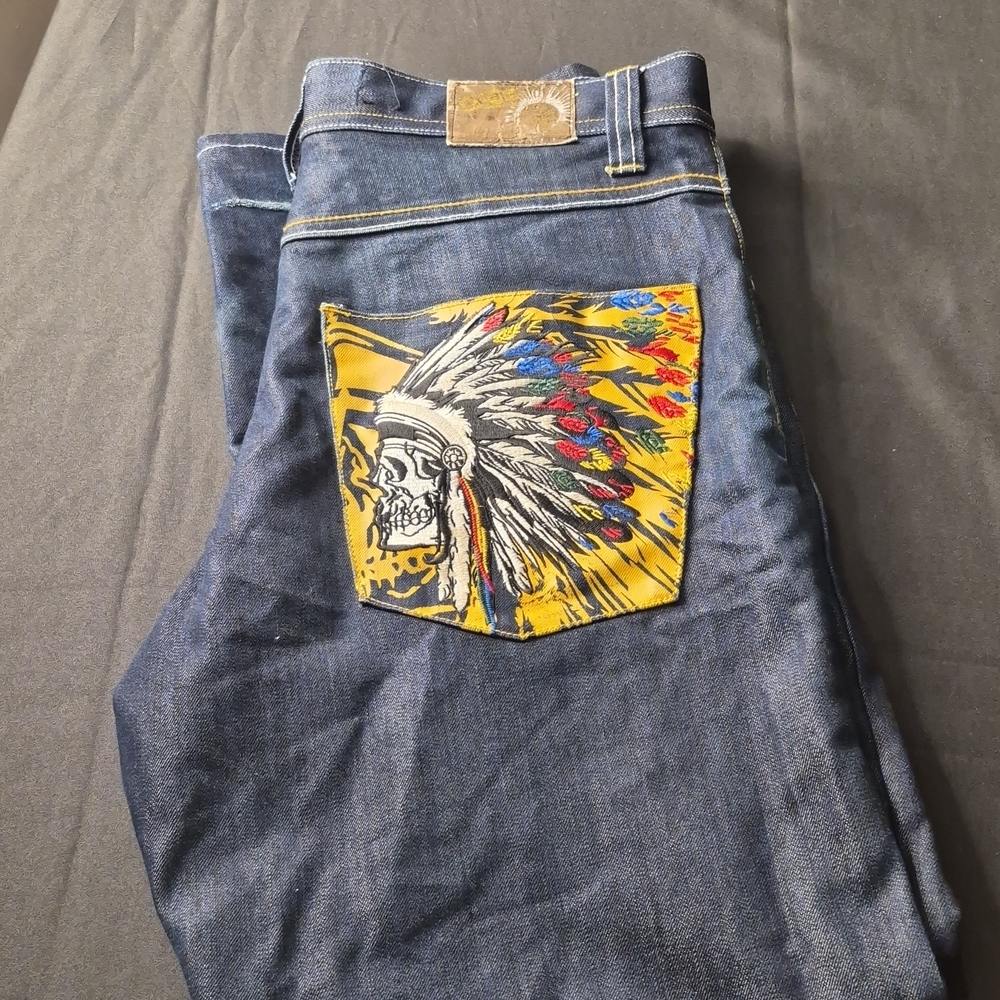 The Limited Men's Denim Jeans with Colorful Patch